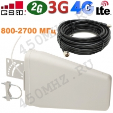 антенна LPDA 2G GSM / 3G / 4G LTE, 8-9 дБ