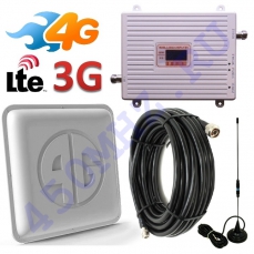 Комплект усиления 4G LTE + 3G 2100/2600 МГц