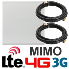 Панельная направленная антенна MIMO 4G LTE 3G ZETA, 19-20 дБ 1700-2700 МГц